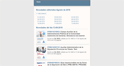 Desktop Screenshot of novedades-libros.com